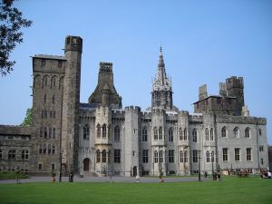 Cardiff Castle (Holland's work is the pale coloured stone)