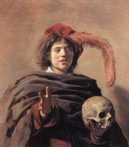 Frans Hals (1582/1583–1666) - Web Gallery of Art:    Frans Hals, Youth with a Skull, c. 1626-1628