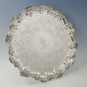 Victorian Silver Salver http://www.davidshure.com/silver-salvers