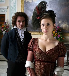 Costumes for Regency Bad Girls in Jane Austen Movies www.frockflicks.com  Mansfield Park (2007), Mary Crawford (Hayley Atwell)