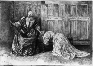 Mythopoeic Rambling: It was in and about the Martinmas time... mythopoeicrambling.blogspot.com Barbara Allen Kneeling in Sorrow by Edwin Austin Abbey