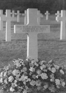 Unknown U.S. soldier from the North African American Cemetery http://www.history.army. mil/html/reference/ holidays/vetsday/vetshist. html