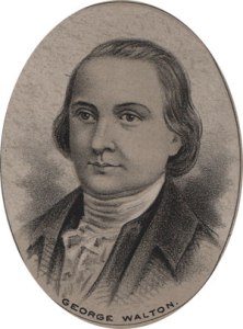 by Ole Erekson, Engraver, c1876, Library of Congress www.ushistory.org/ declaration/signers/ walton.htm