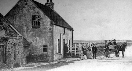 Old Photograph Toll House Lamberton Scotland