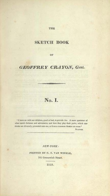 TheSketchbookTitlePage