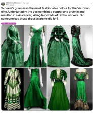 Scheele s Green And Arsenic And The Green Death In The Georgian Era 